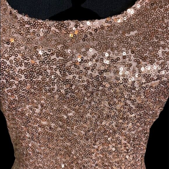 Rue 21 pale pink party sequin sheath tank dress size large - Picture 2 of 9